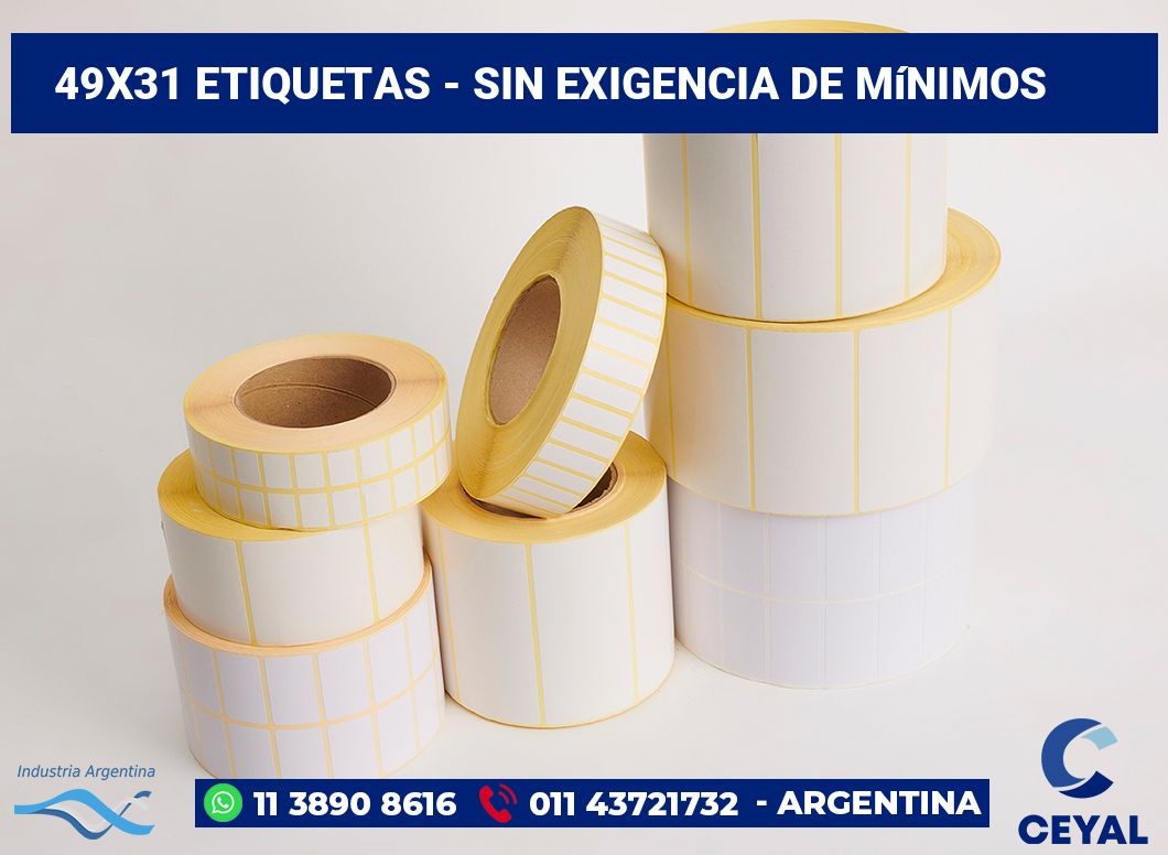 49×31 Etiquetas