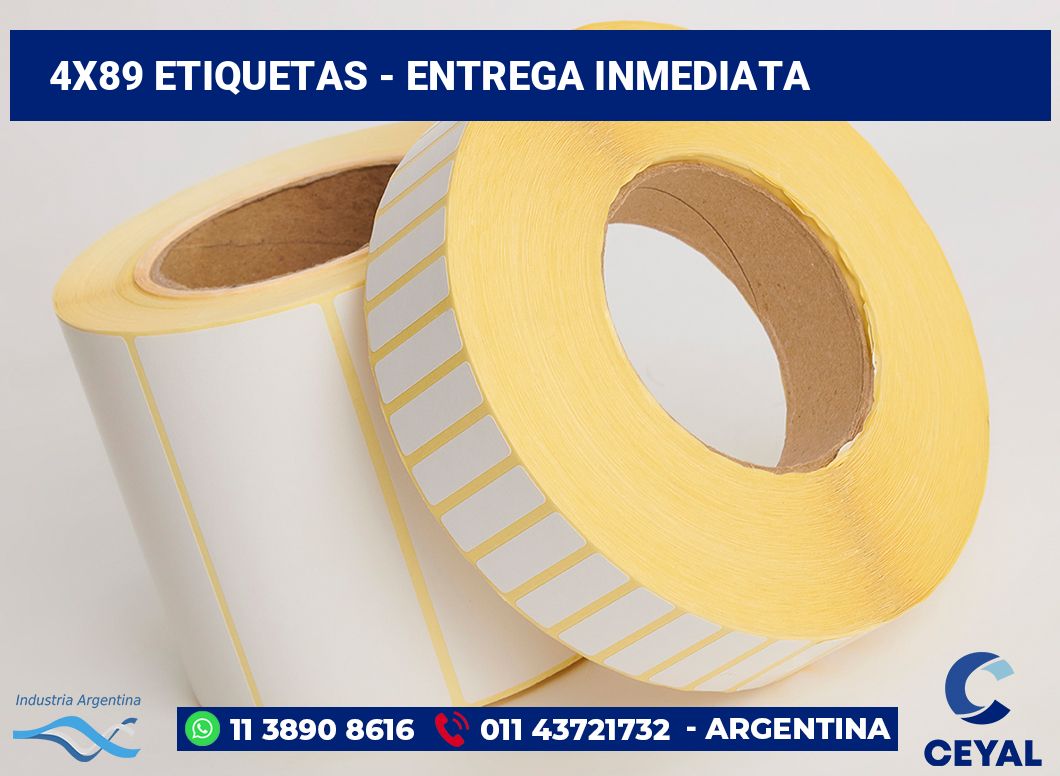 4x89 Etiquetas