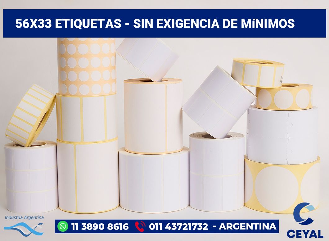 56x33 Etiquetas