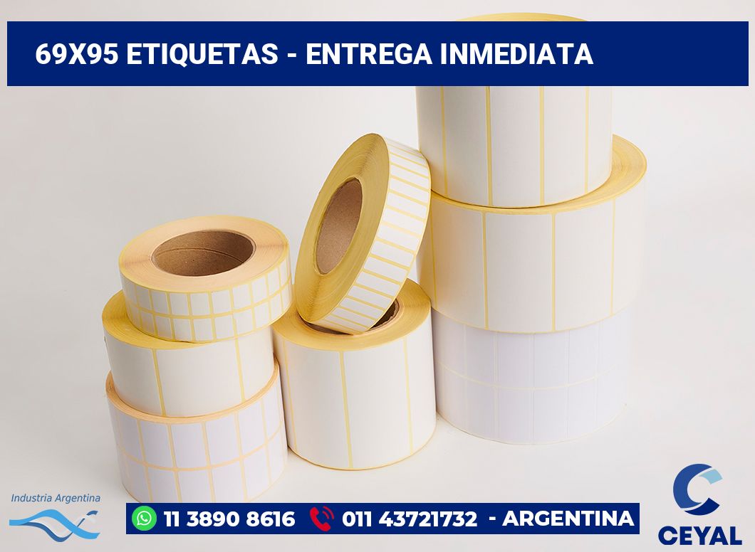 69x95 Etiquetas