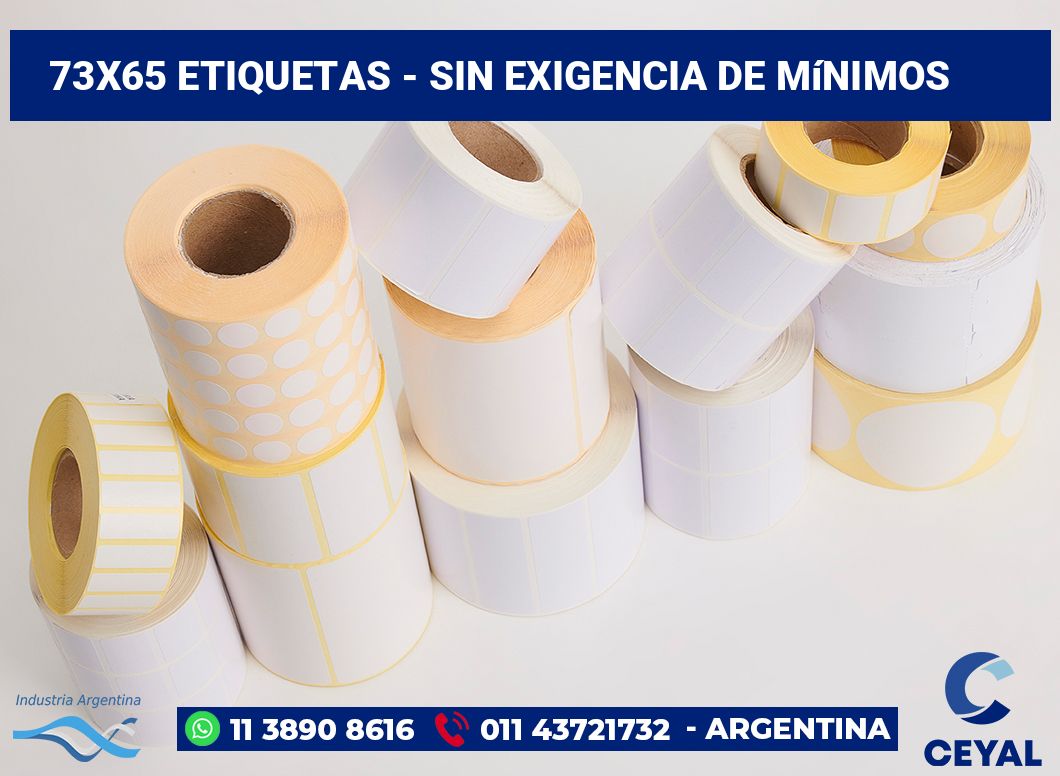 73x65 Etiquetas