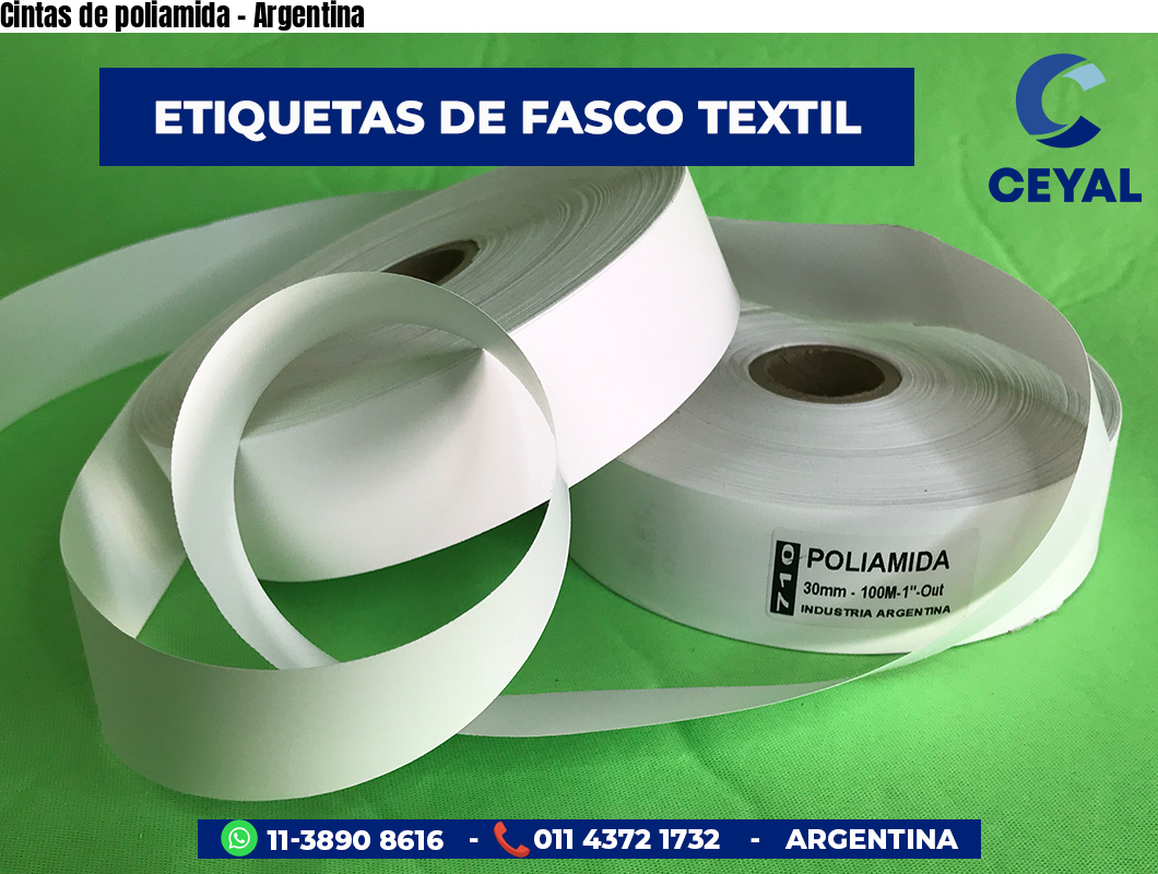 Cintas de poliamida - Argentina