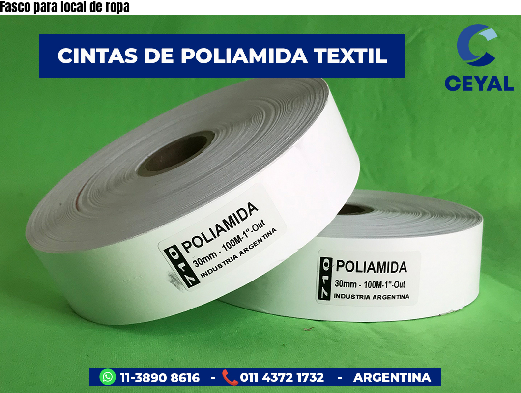 Fasco para local de ropa