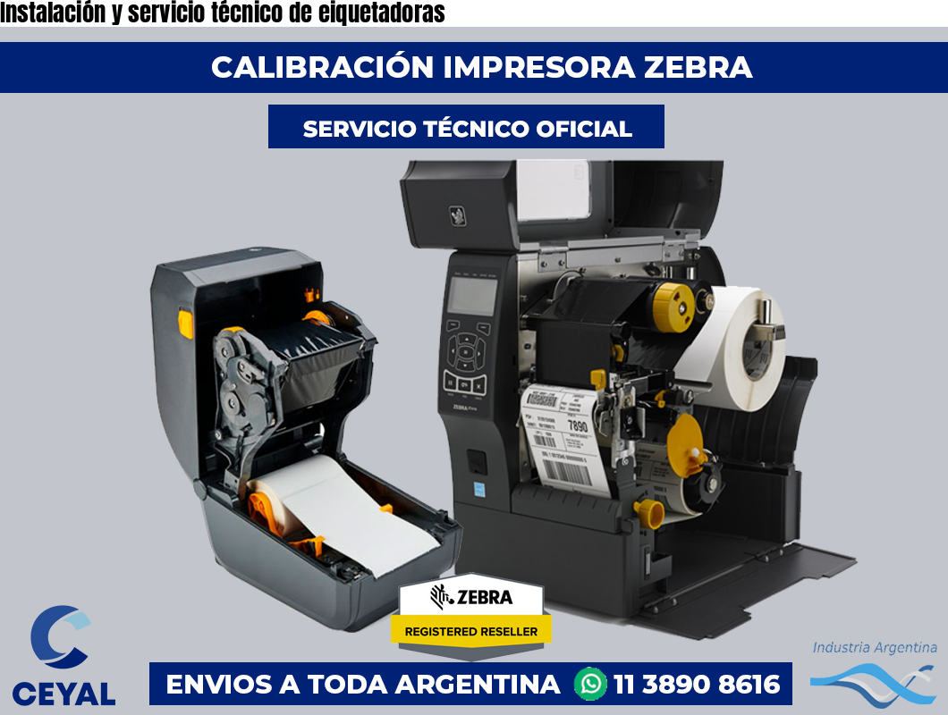 Instalación y servicio técnico de eiquetadoras