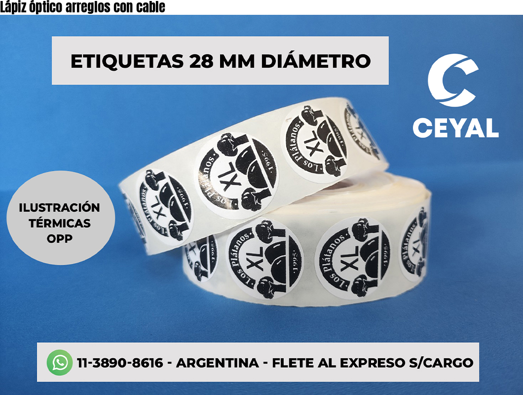 Lápiz óptico arreglos con cable