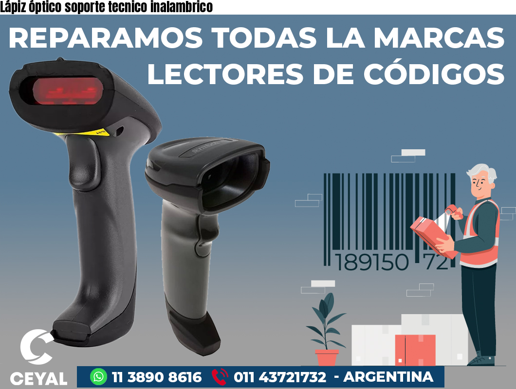 Lápiz óptico soporte tecnico inalambrico