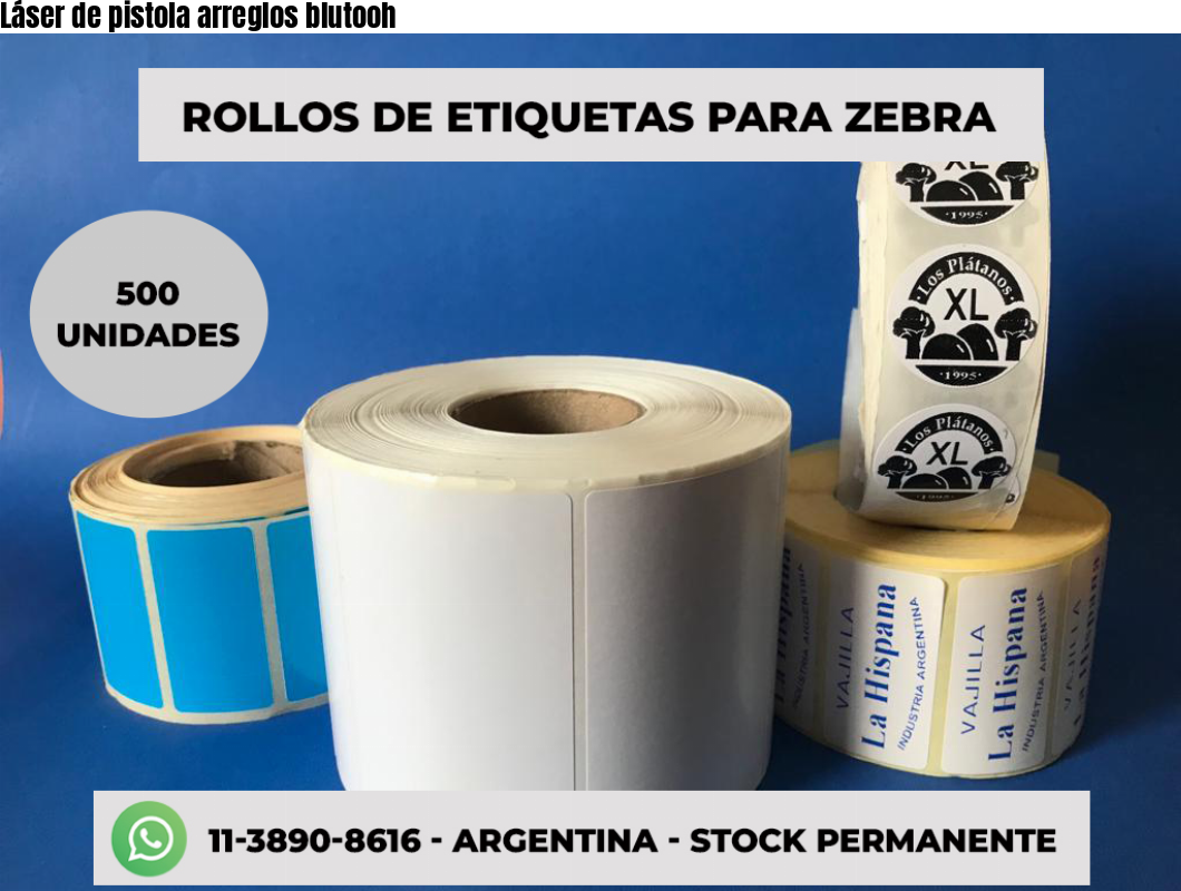 Láser de pistola arreglos blutooh