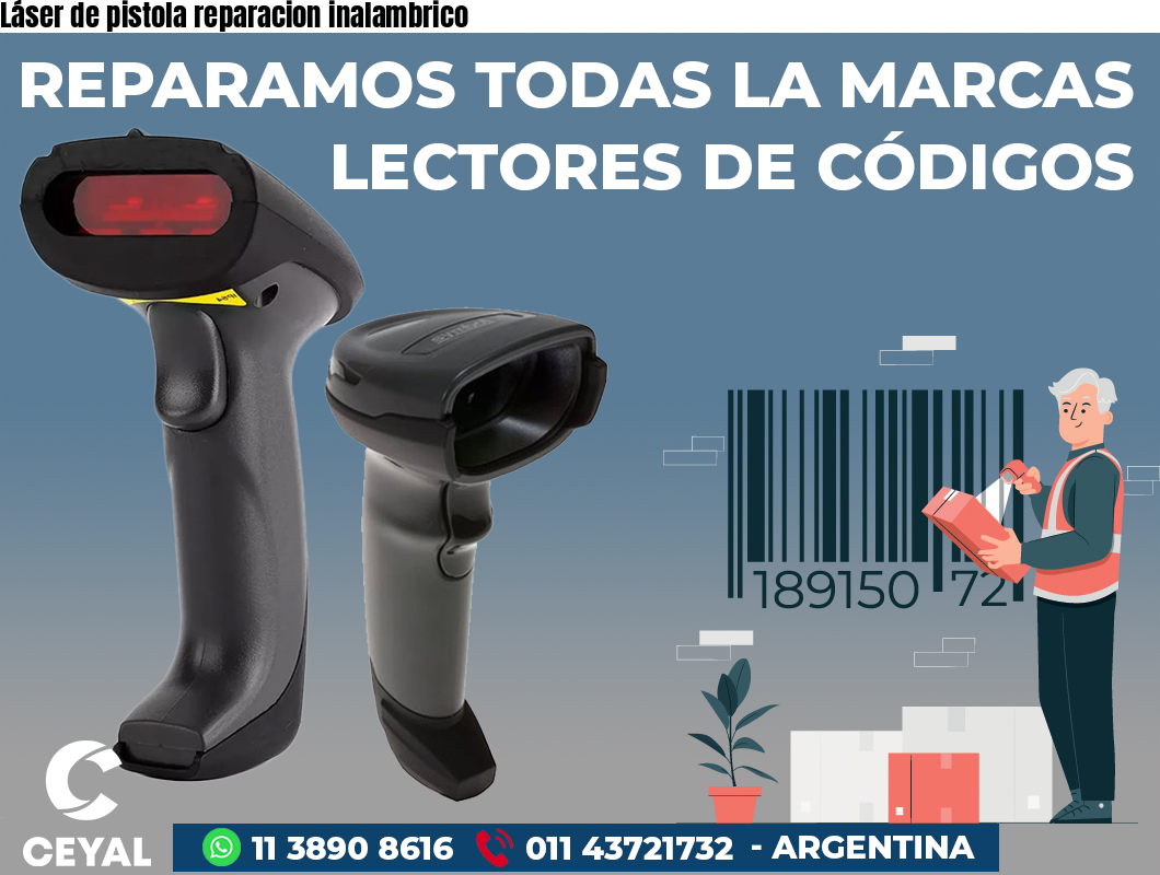 Láser de pistola reparacion inalambrico