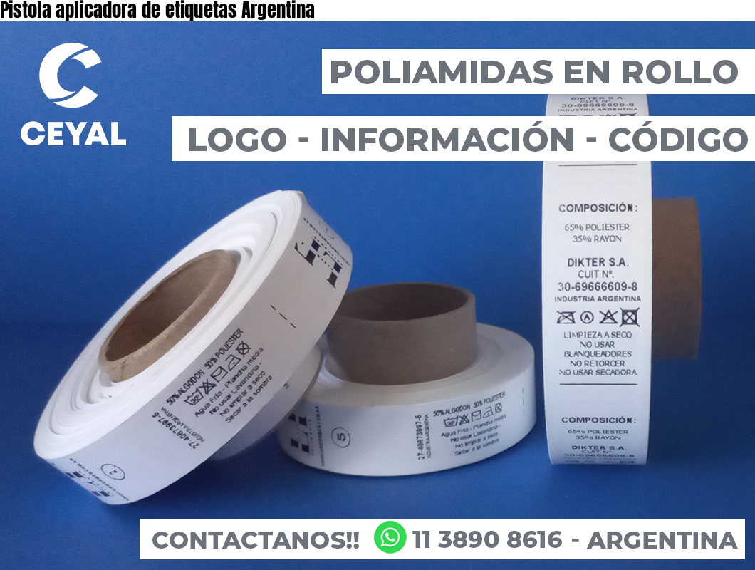 Pistola aplicadora de etiquetas Argentina