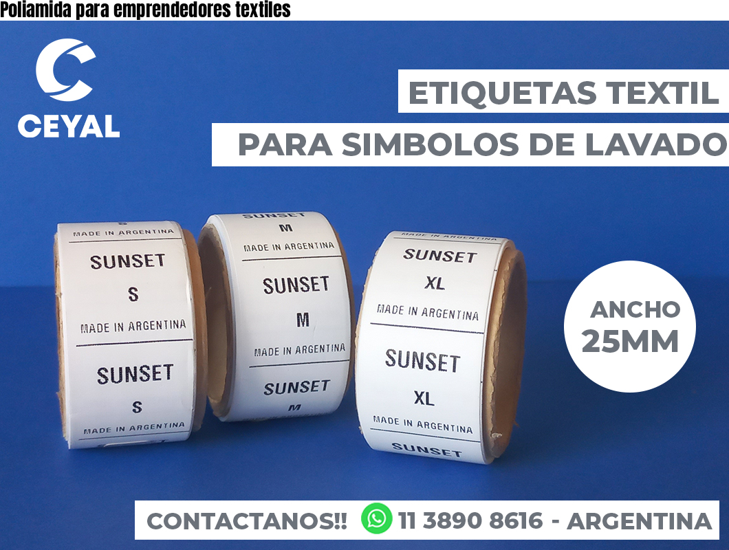 Poliamida para emprendedores textiles