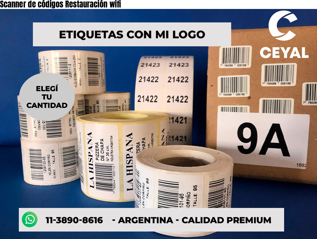 Scanner de códigos Restauración wifi