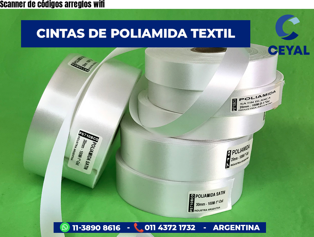 Scanner de códigos arreglos wifi