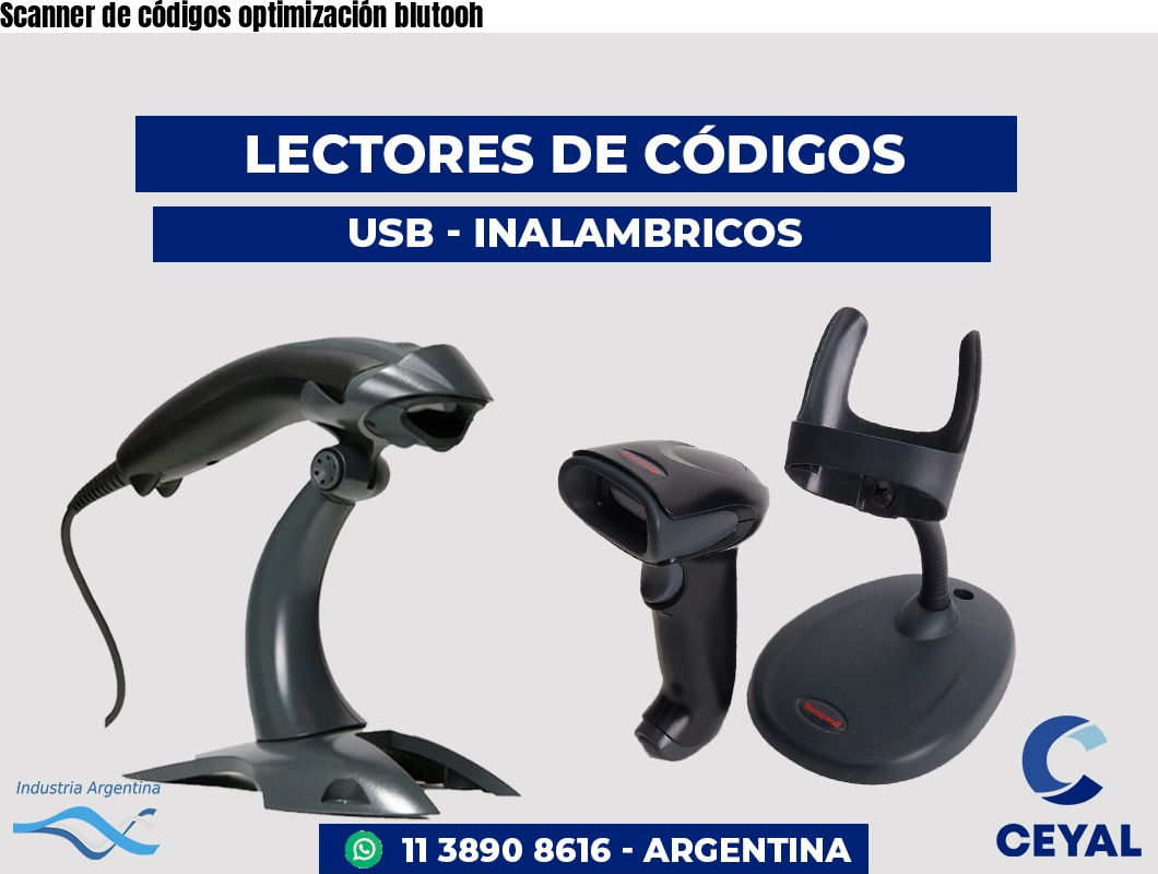 Scanner de códigos optimización blutooh