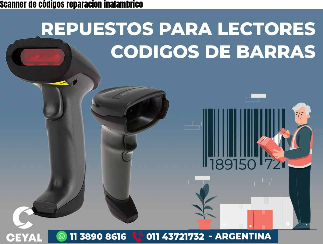 Scanner de códigos reparacion inalambrico