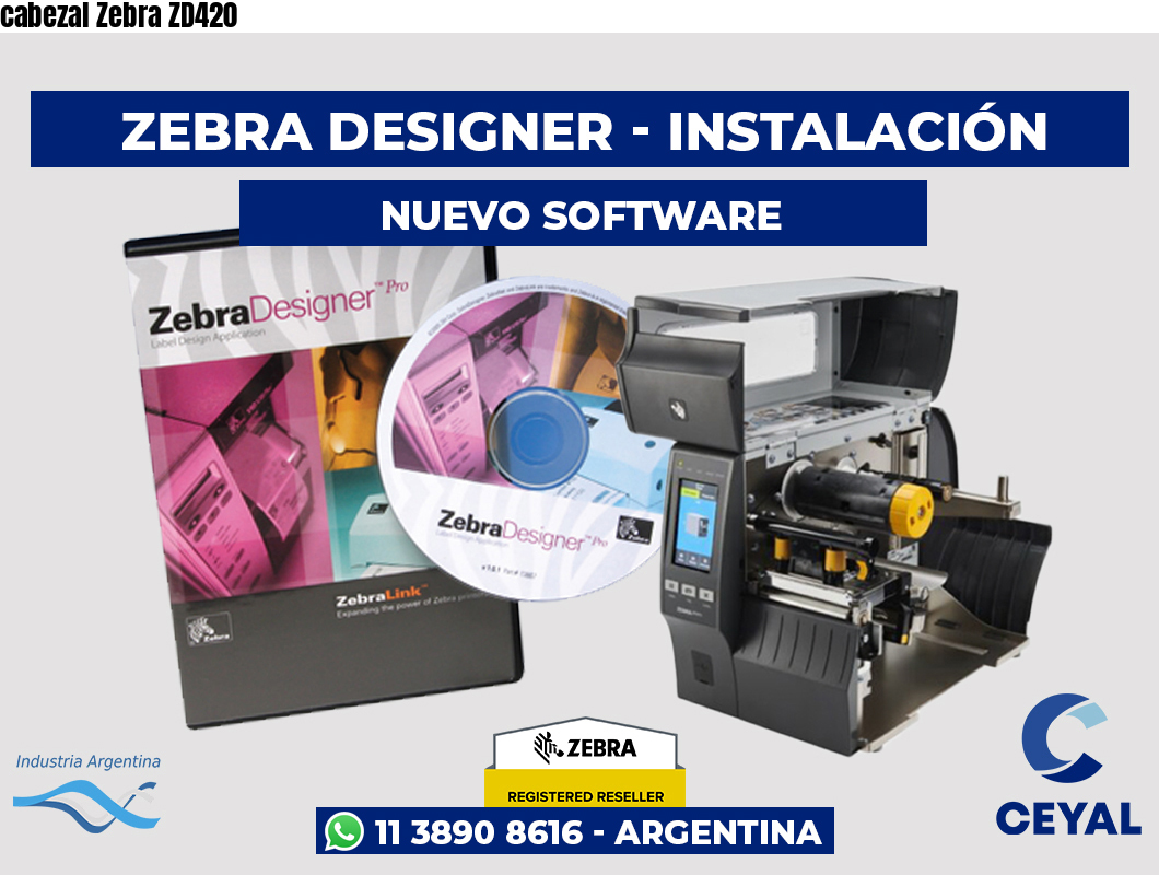 cabezal Zebra ZD420