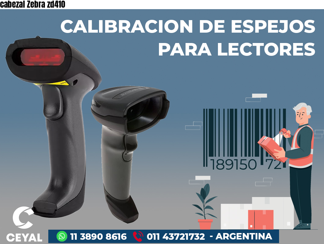cabezal Zebra zd410