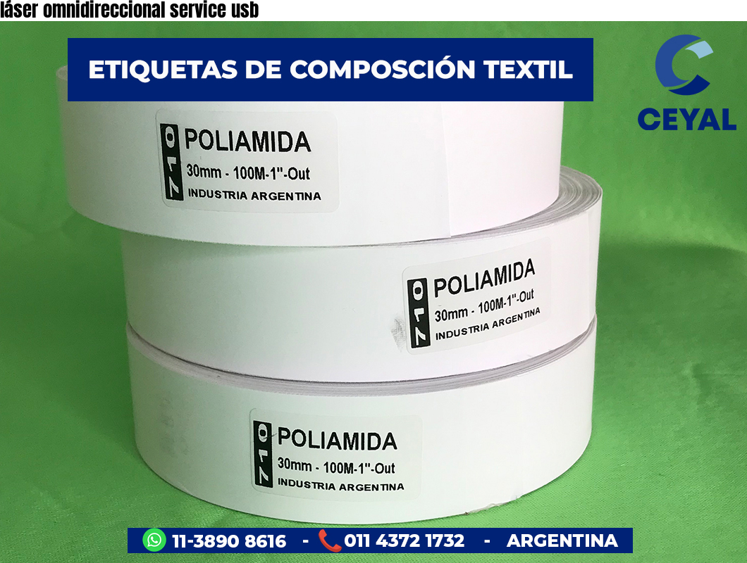 láser omnidireccional service usb