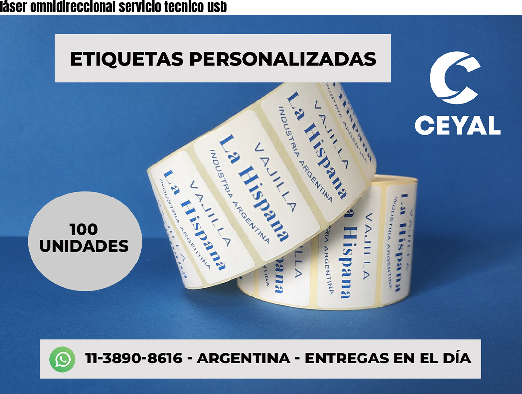 láser omnidireccional servicio tecnico usb