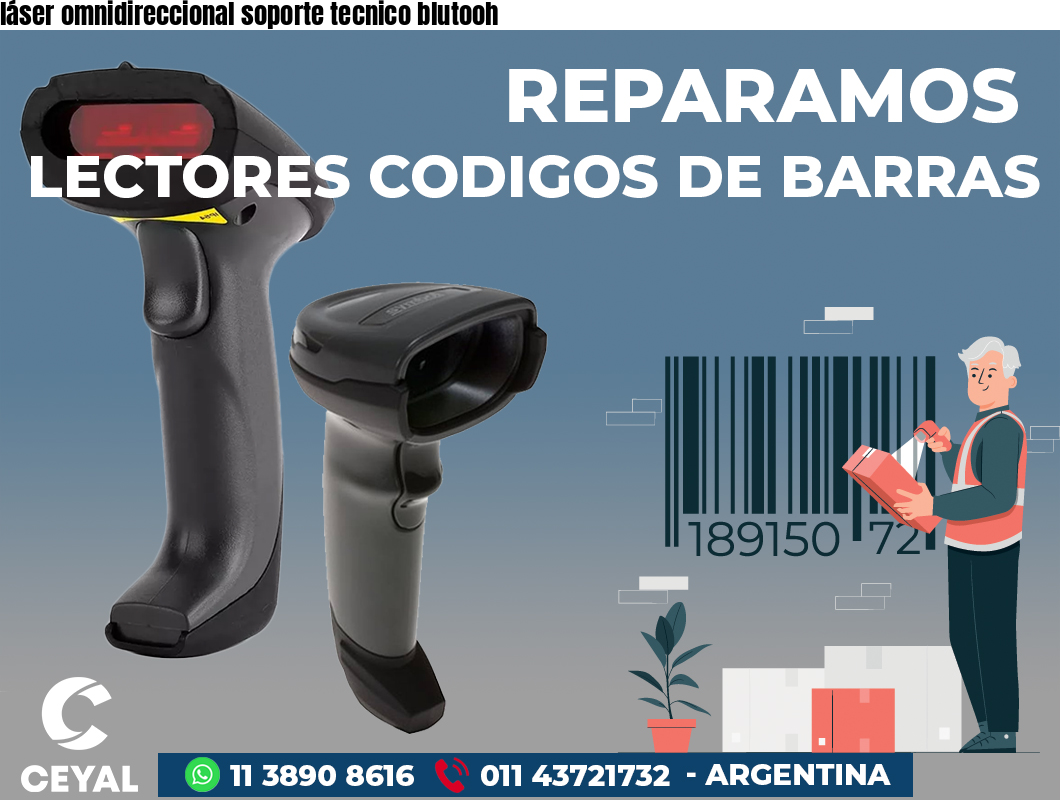 láser omnidireccional soporte tecnico blutooh