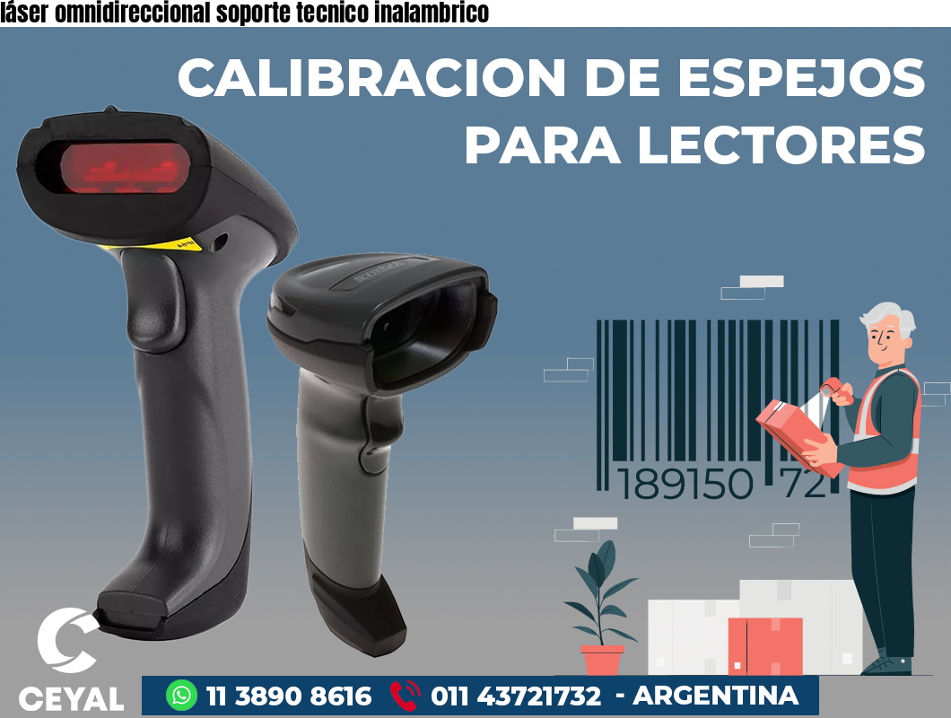 láser omnidireccional soporte tecnico inalambrico
