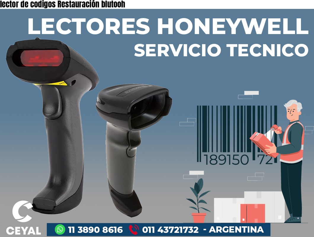 lector de codigos Restauración blutooh