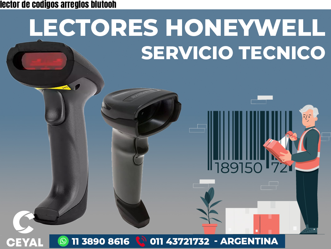 lector de codigos arreglos blutooh