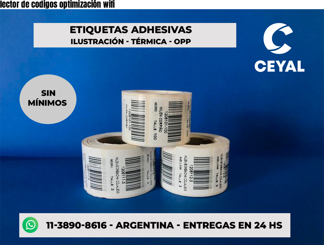 lector de codigos optimización wifi