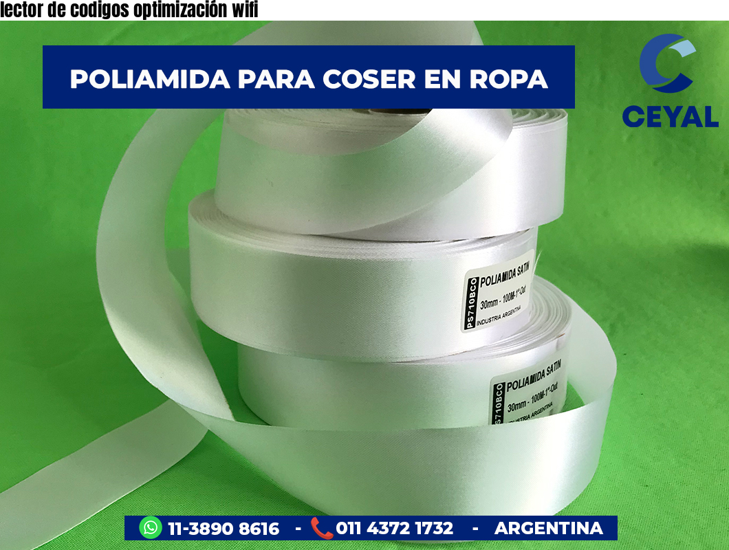 lector de codigos optimización wifi