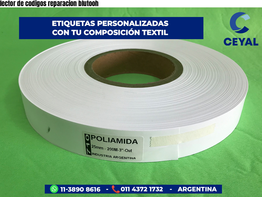 lector de codigos reparacion blutooh