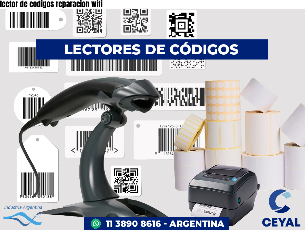 lector de codigos reparacion wifi