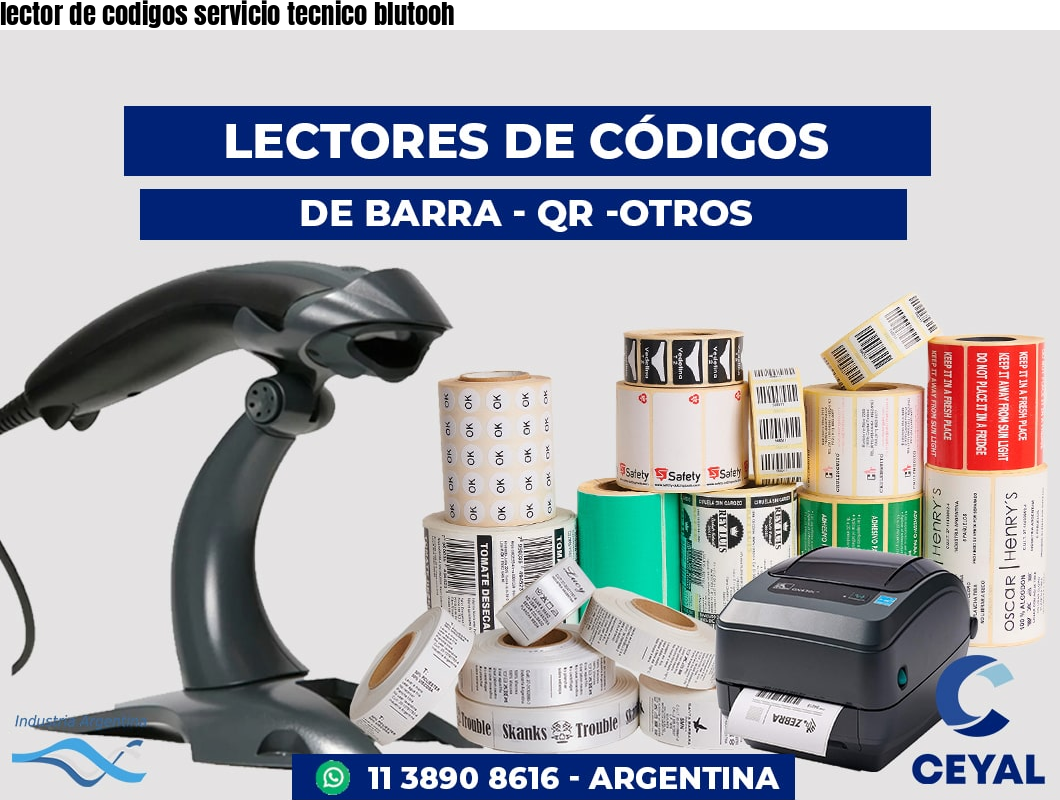 lector de codigos servicio tecnico blutooh