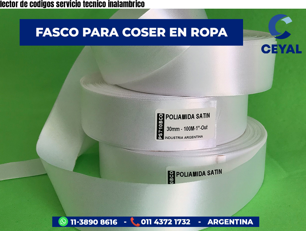 lector de codigos servicio tecnico inalambrico