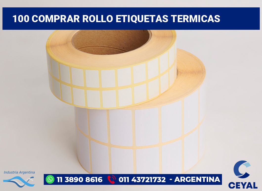 100 Comprar rollo etiquetas termicas