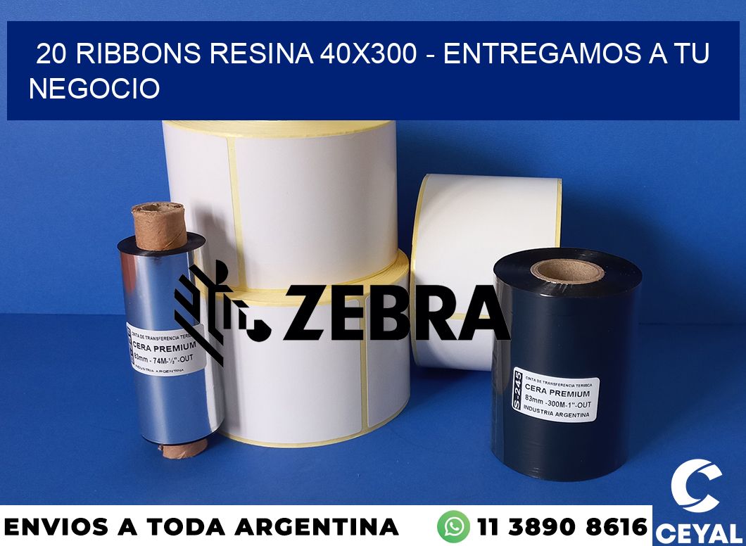 20 Ribbons resina 40x300 - entregamos a tu negocio