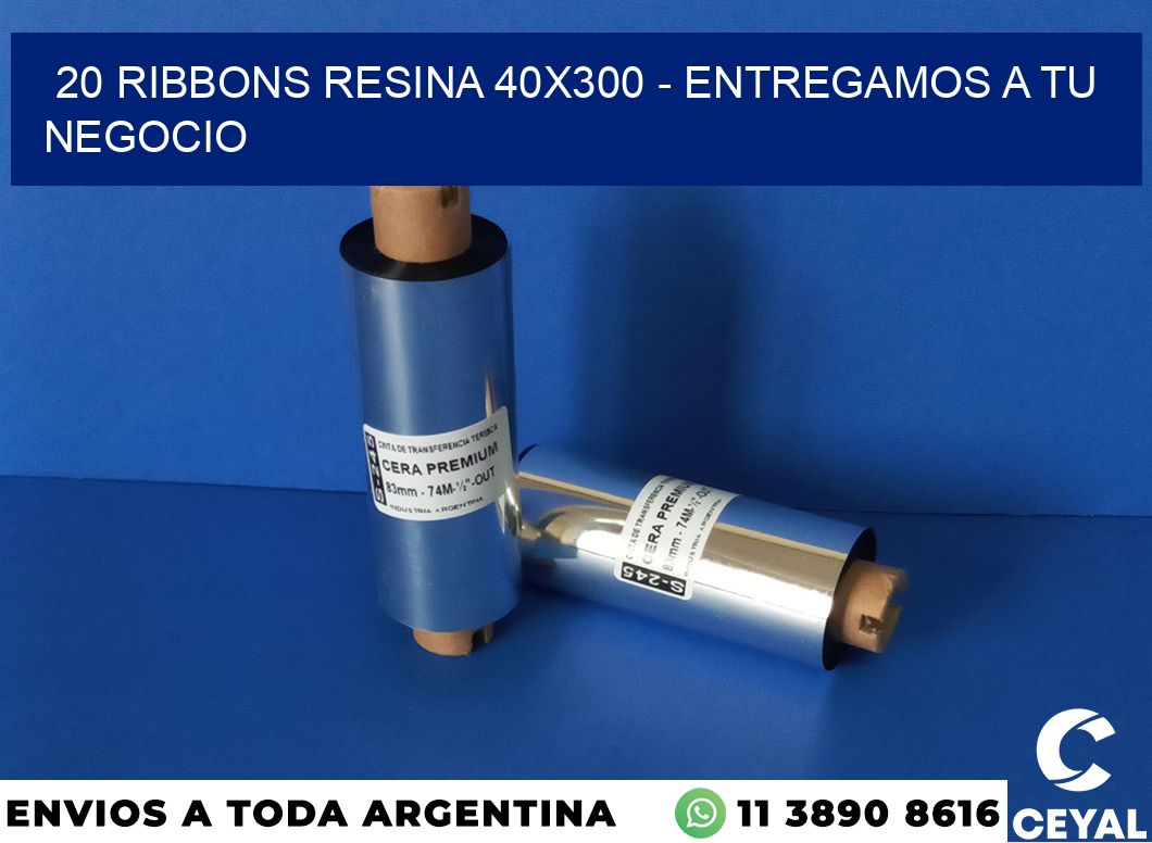 20 Ribbons resina 40×300 – entregamos a tu negocio