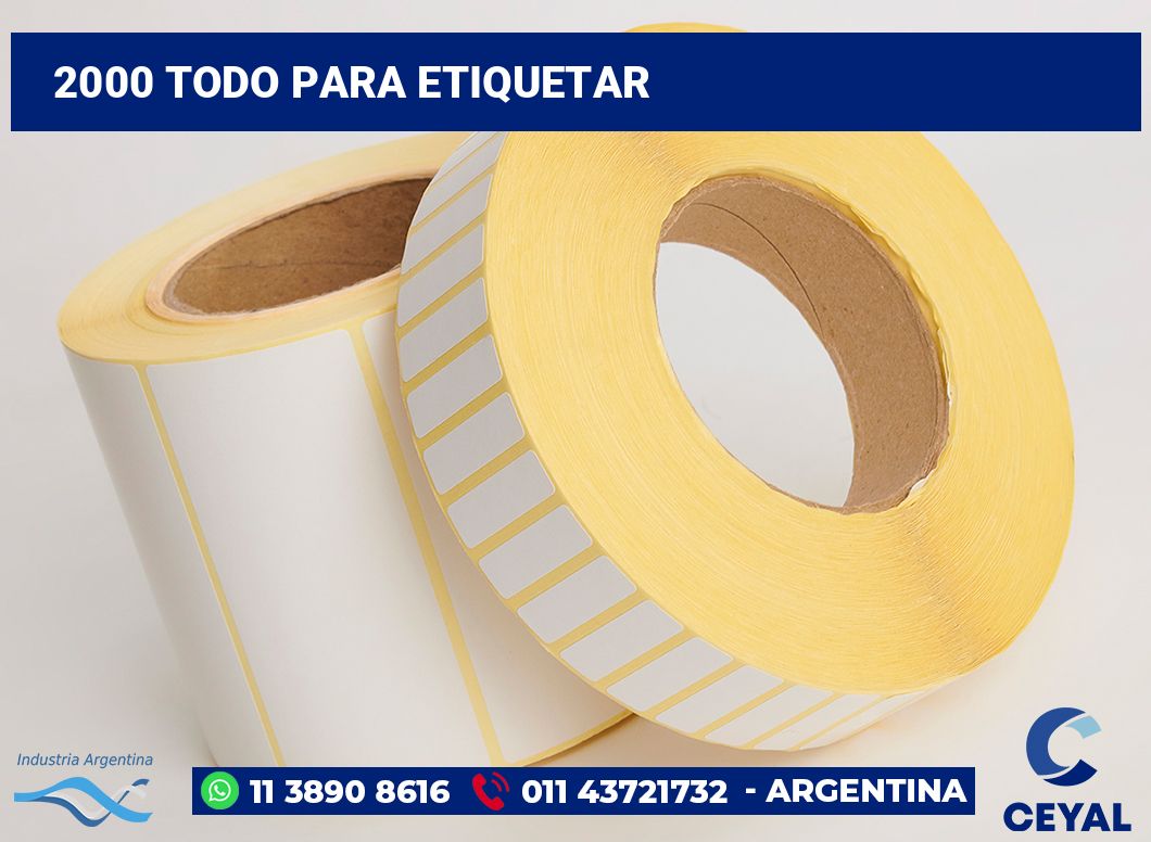 2000 Todo para etiquetar