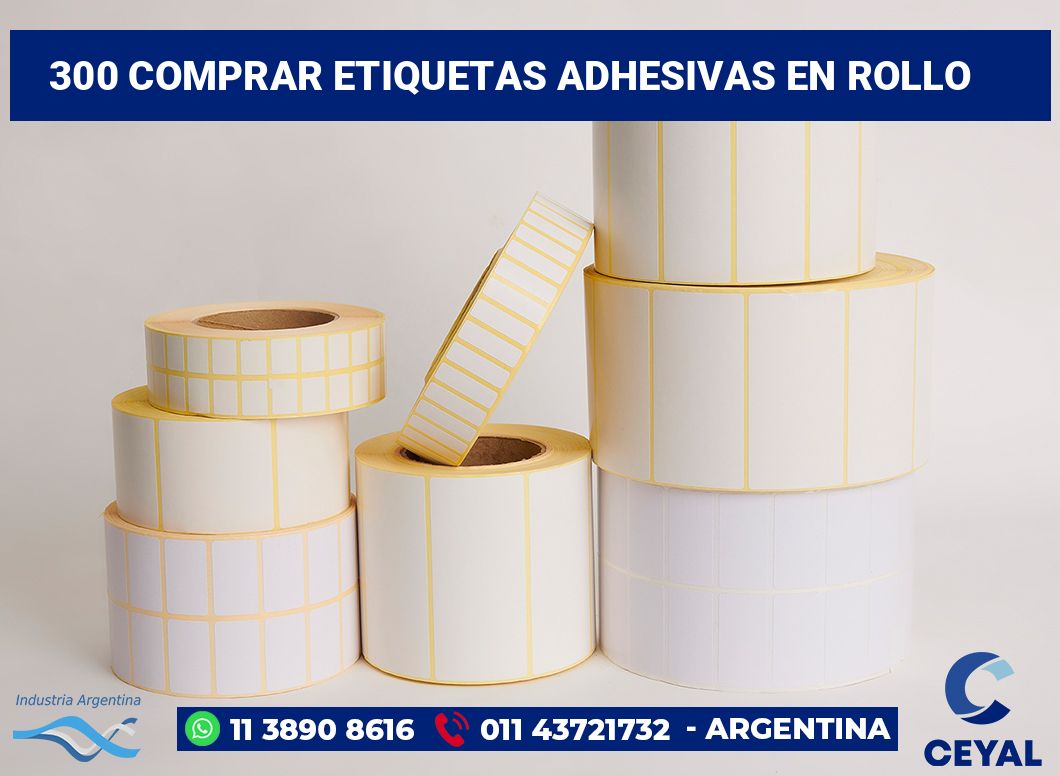 300 Comprar etiquetas adhesivas en rollo