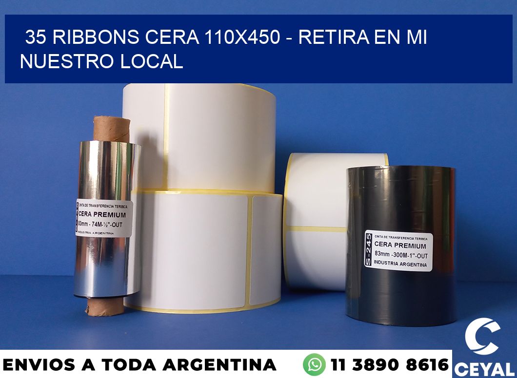 35 Ribbons cera 110×450 – retira en mi nuestro local