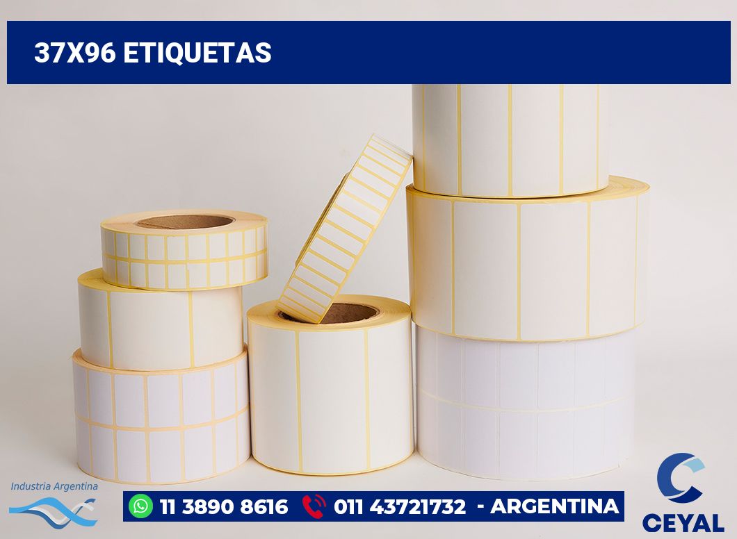 37x96 Etiquetas