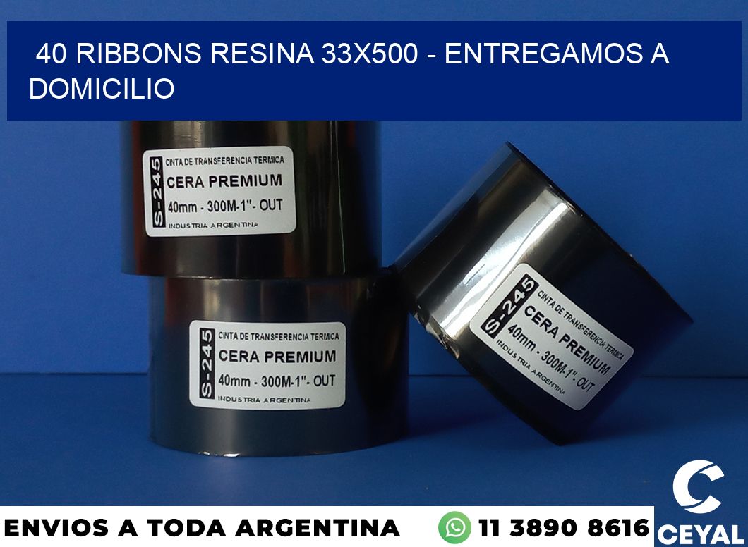 40 Ribbons resina 33×500 – entregamos a domicilio