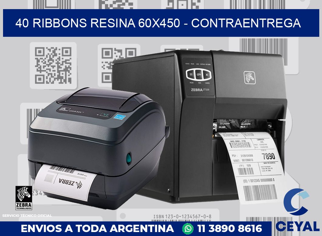 40 Ribbons resina 60x450 - contraentrega