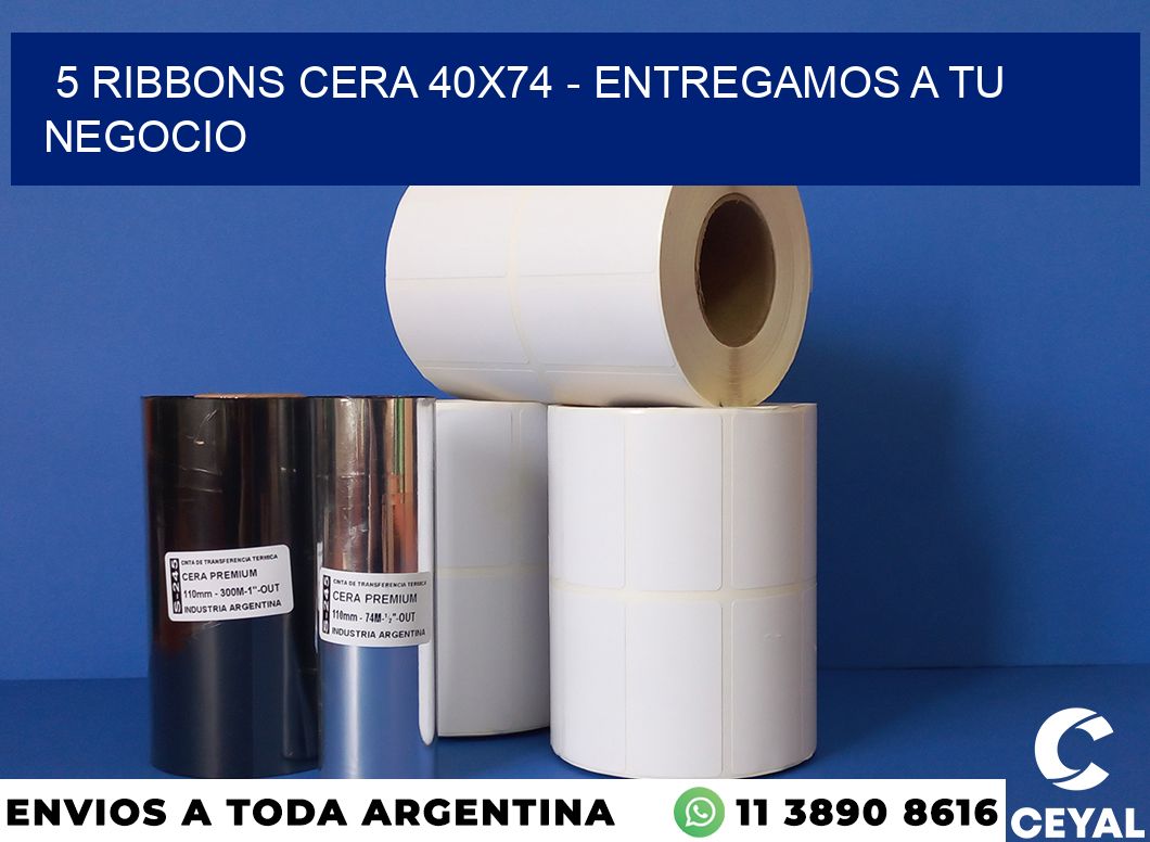 5 Ribbons cera 40×74 – entregamos a tu negocio