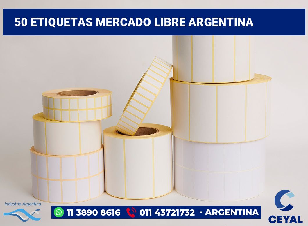 50 Etiquetas mercado libre argentina