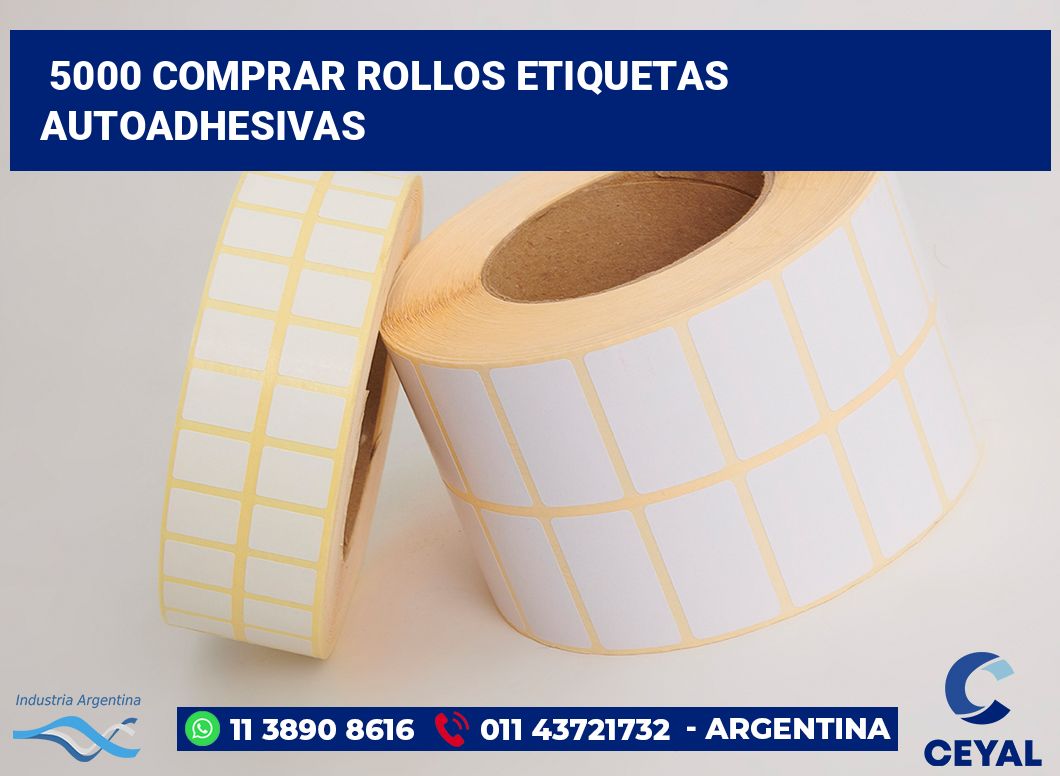 5000 Comprar rollos etiquetas autoadhesivas