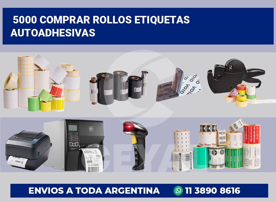 5000 Comprar rollos etiquetas autoadhesivas