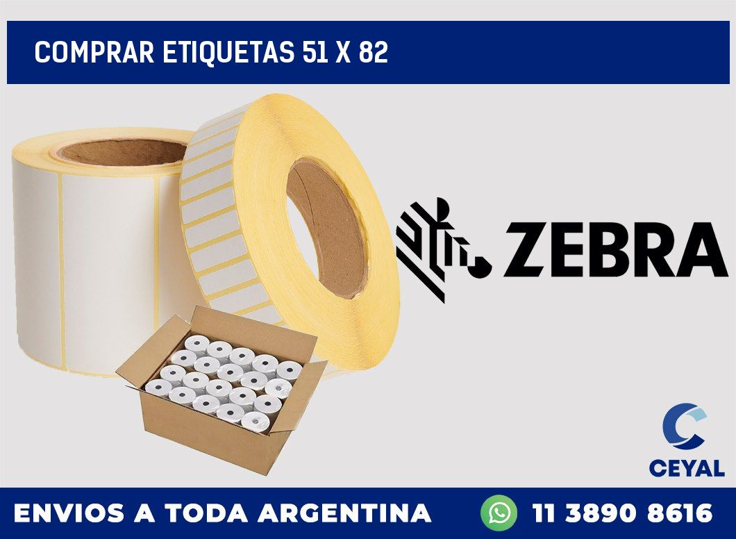 Comprar etiquetas 51 x 82