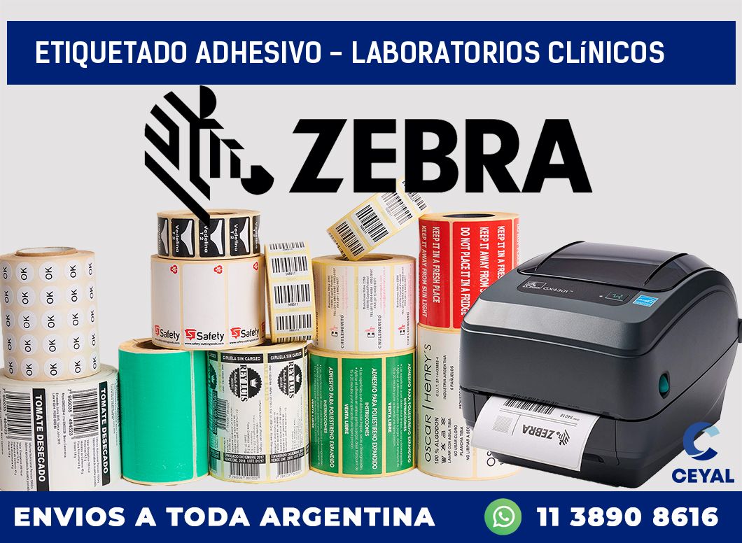 Etiquetado adhesivo – Laboratorios clínicos