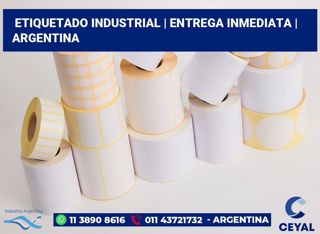 Etiquetado industrial | Entrega inmediata | Argentina