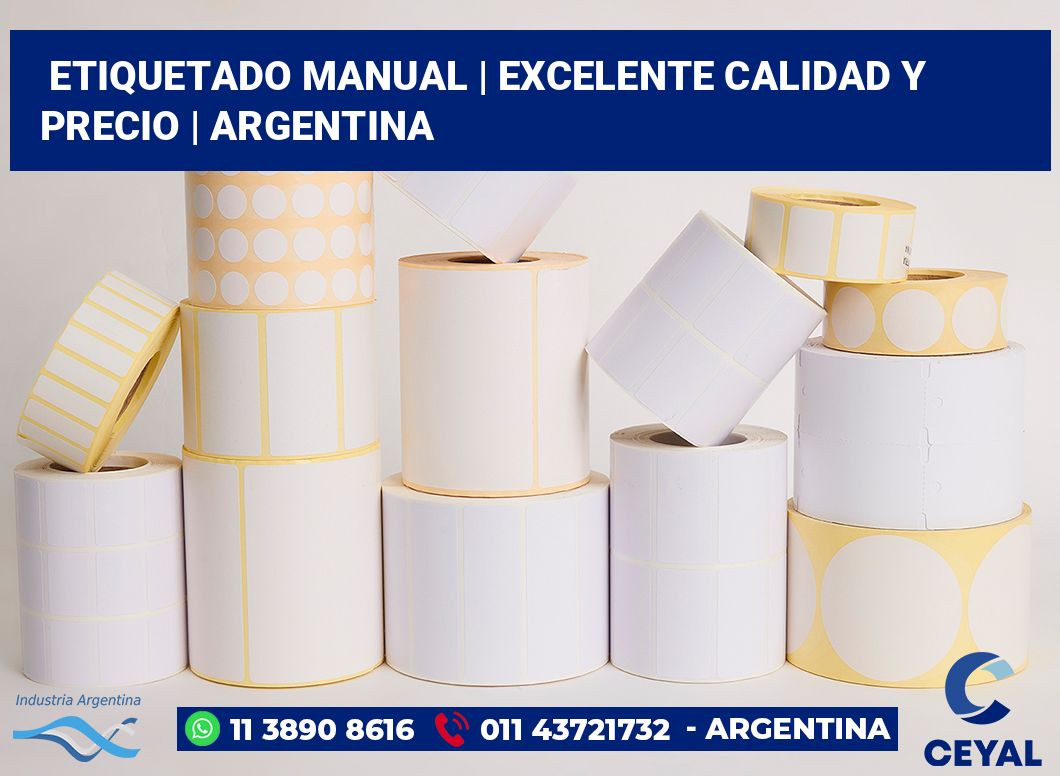 Etiquetado manual | Excelente calidad y precio | Argentina