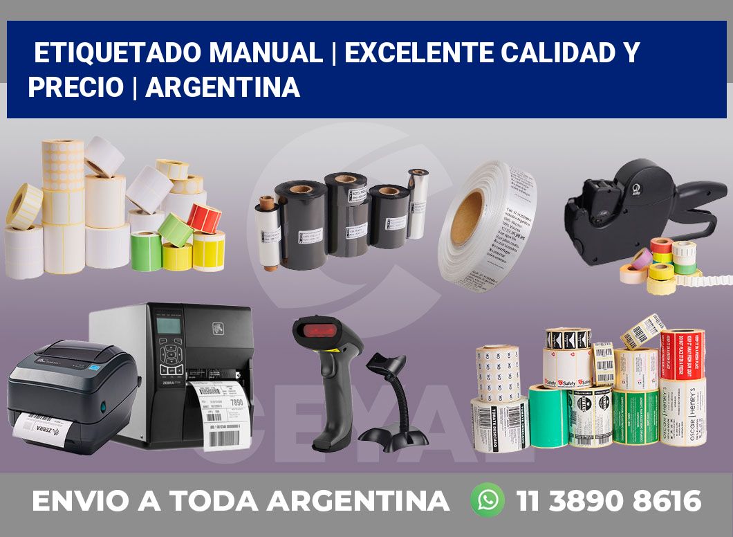 Etiquetado manual | Excelente calidad y precio | Argentina